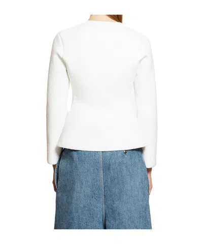 Loewe Long-sleeved Cardigan In Neutral