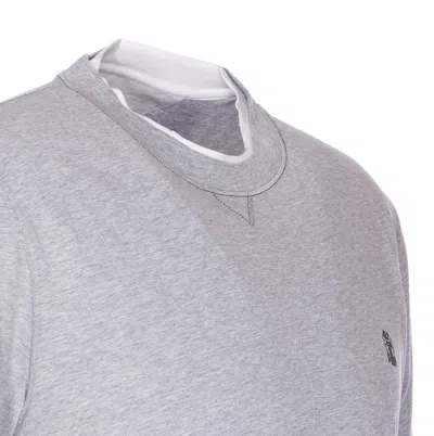 Brunello Cucinelli Layered Crewneck T-shirt Stitch Detailing