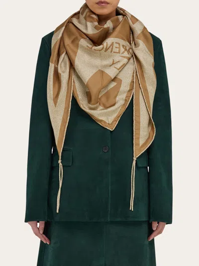 Ferragamo Venna Logo Handkerchief Top