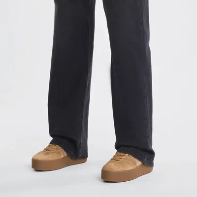 Hogan Low Top Sneakers Platform Sole In Brown
