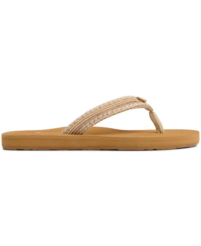 Roxy Women's Porto Bling Round Toe Flat Sandals
