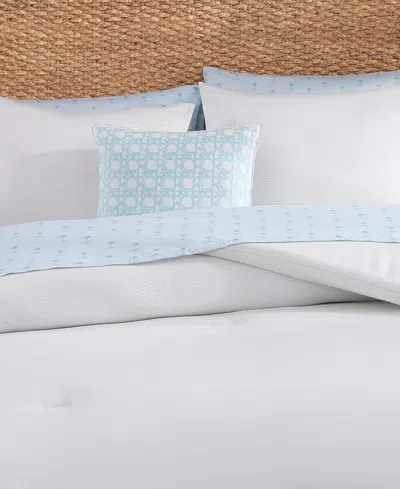 Tommy Bahama Seersucker Solid Comforter Set In Neutral
