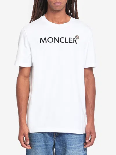 Moncler T-shirt With Flocked Logo