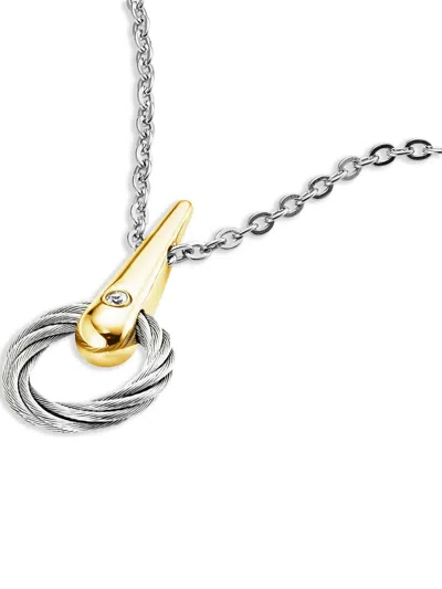Charriol Zen Extension Necklace In Metallic