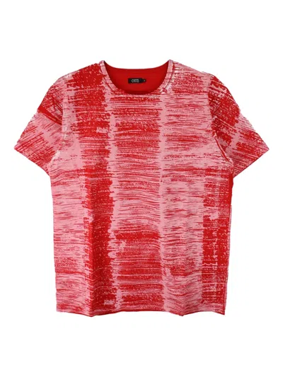 Chito Knock-out Pup Abstract-print Cotton T-shirt In Pink