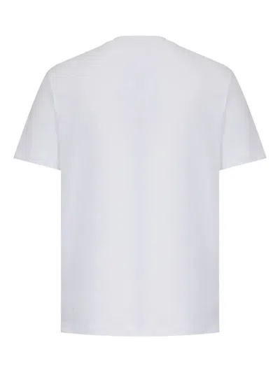 Helmut Lang Embossed-logo Cotton T-shirt In White