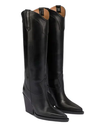 Paris Texas El Dorado Calf Leather Pointed-toe Boots