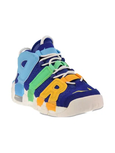 Nike Air More Uptempo "deep Royal Blue/electric Algae" Sneakers In Blue