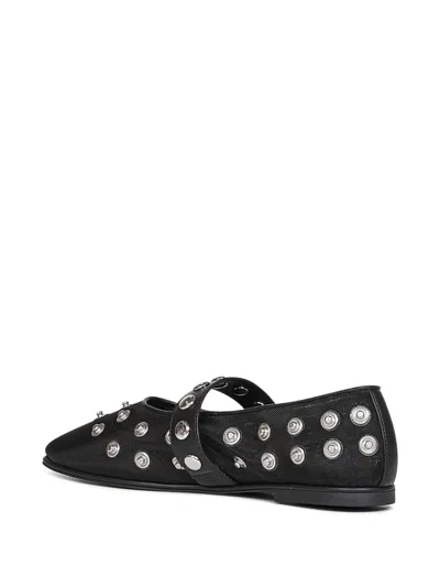 Stella Mccartney Popper-embellished Round-toe Flats