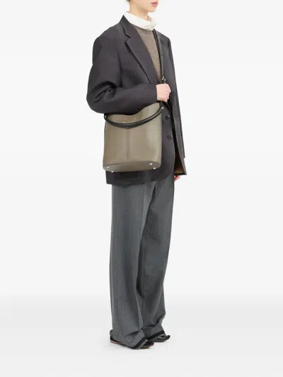 Maison Margiela Dress-age Dual-strap Leather Shoulder Bag