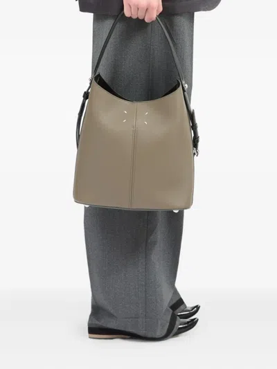 Maison Margiela Dress-age Dual-strap Leather Shoulder Bag