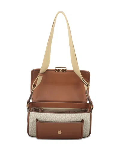 Michael Kors Bradshaw Monogram Flap Shoulder Bag