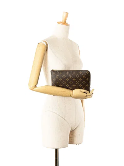 Pre-owned Louis Vuitton 2017 Monogram Etui Voyageur Pm Clutch Bag