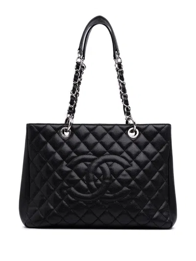 Pre-owned Chanel 2011 Caviar Grand Shopping Tote Bag