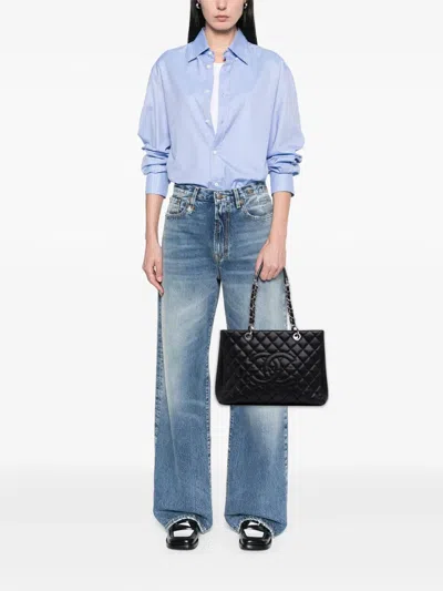 Pre-owned Chanel 2011 Caviar Grand Shopping Tote Bag