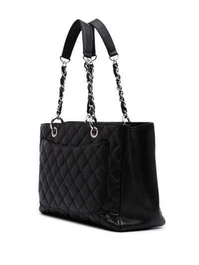 Pre-owned Chanel 2011 Caviar Grand Shopping Tote Bag
