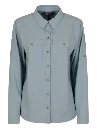 Patagonia Long-sleeve Button-down Shirt In Blue