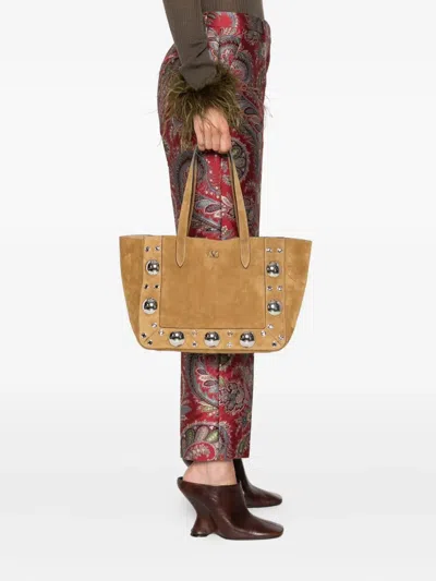 Valentino Large Nellcôte Eyelet-embellished Tote Bag