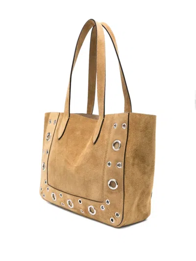 Valentino Large Nellcôte Eyelet-embellished Tote Bag