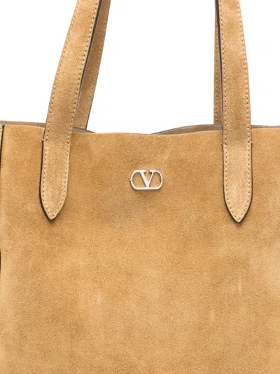 Valentino Large Nellcôte Eyelet-embellished Tote Bag