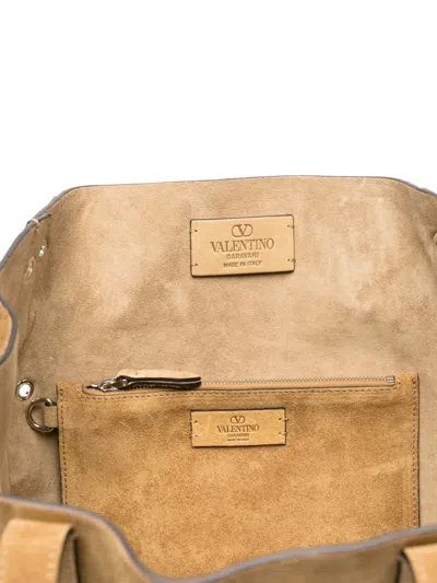 Valentino Large Nellcôte Eyelet-embellished Tote Bag