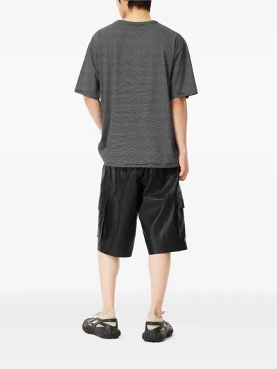 Studio Tomboy Striped Chest-pocket T-shirt