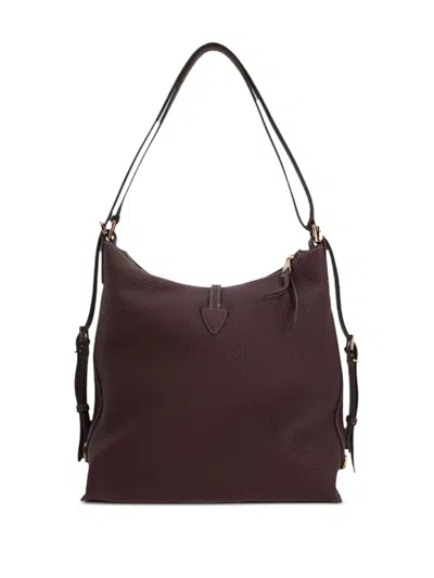 Tod's T Timeless Grained Leather Shoulder Bag