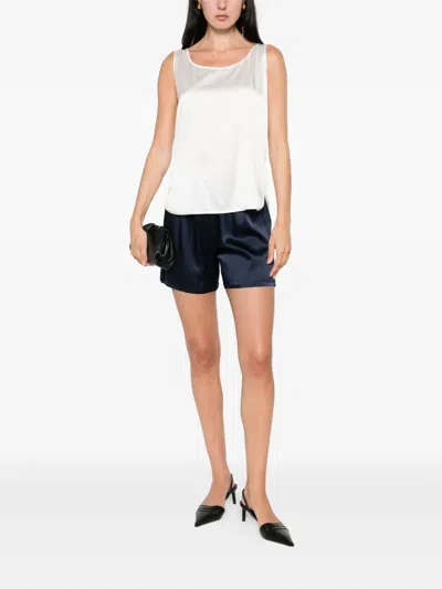 Max Mara Scoop-neck Top In White