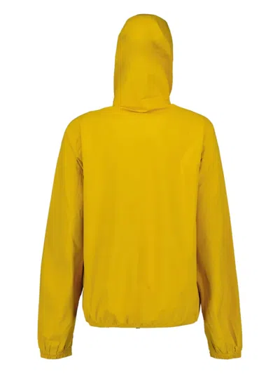 K-way Jack Eco Stretch Dot Jacket In Yellow