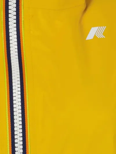 K-way Jack Eco Stretch Dot Jacket In Yellow