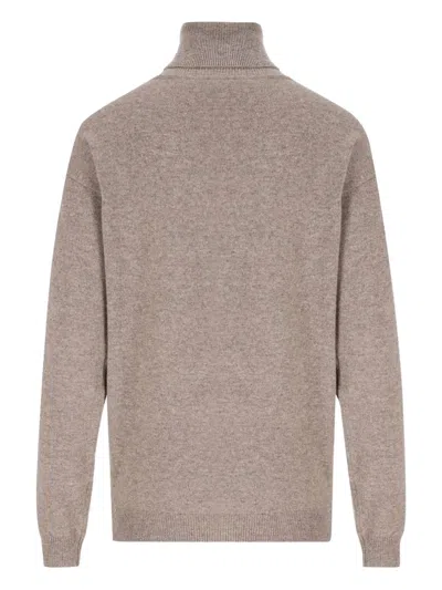 Saint Laurent Turtleneck Sweater In Cashmere In Gray