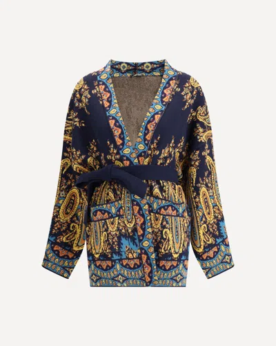 Etro Multicoloured Cardigan In Multi