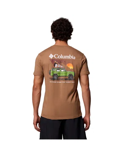 Columbia Men's Mounty Graphic T-shirt In Brown