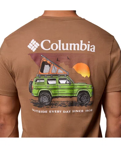 Columbia Men's Mounty Graphic T-shirt In Brown