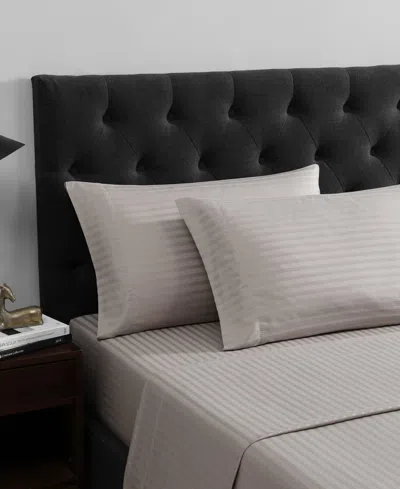 Vera Wang Dobby Stripe 290-thread Count Cotton 4-pc. Sheet Set, Queen