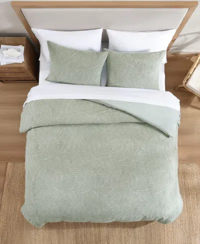 Tommy Bahama Harbor Palm Cotton 3-pc. Duvet Cover Set, Full/queen