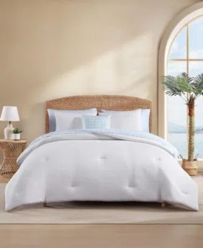 Tommy Bahama Seersucker Solid Comforter Set