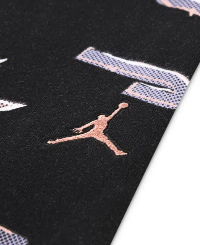 Jordan Big Girls 23 Throwback Fleece Pants In Black