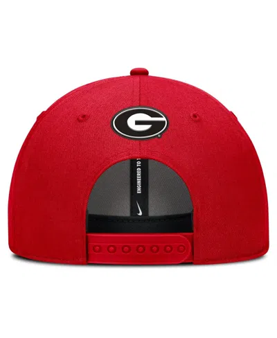 Nike Men's Red Georgia Bulldogs Rise Practice Adjustable Hat