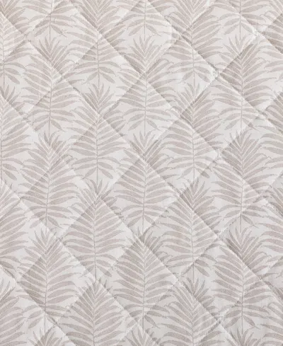Tommy Bahama Fronds Cotton Reversible 3-pc. Quilt Set, Full/queen