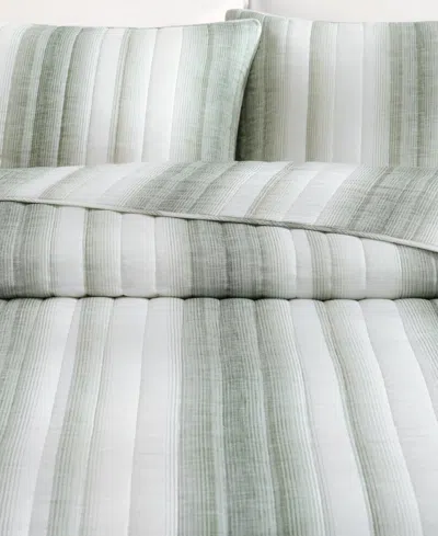 Tommy Bahama La Prisma Stripe Texture Cotton 3-pc. Quilt Set, Full/queen