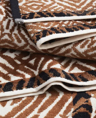 Rochelle Porter Tiger Cotton Washcloth, 13" X 13"