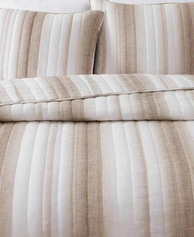 Tommy Bahama La Prisma Stripe Texture Cotton 3-pc. Quilt Set, Full/queen