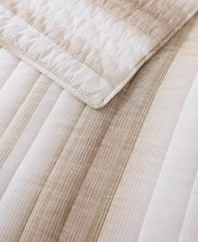 Tommy Bahama La Prisma Stripe Texture Cotton 3-pc. Quilt Set, Full/queen