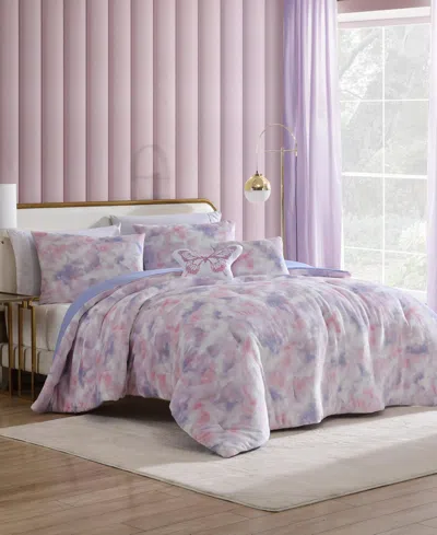 Betsey Johnson Sunset Tie Dye Plush 4-pc. Comforter Set, Twin