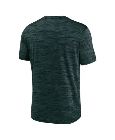 Nike Men's Green Michigan State Spartans Campus Center Stack Velocity Performance T-shirt In Green