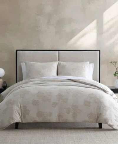 Vera Wang Roses Cotton Jacquard Duvet Cover Set