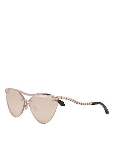 Bvlgari Serpenti Cat Eye Sunglasses, 65mm In Brown