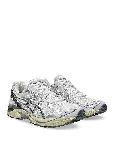 Asics Almond Toe Mesh Sneakers In White