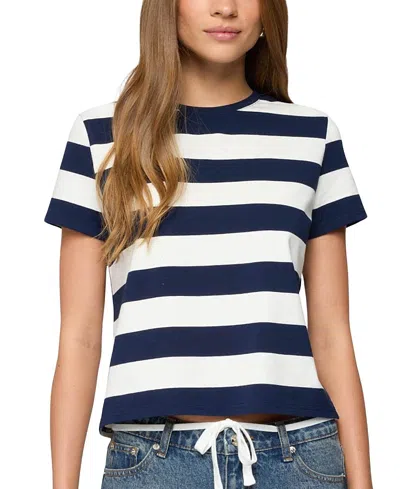 Edikted Valetta Oversized Striped T-shirt In Multi